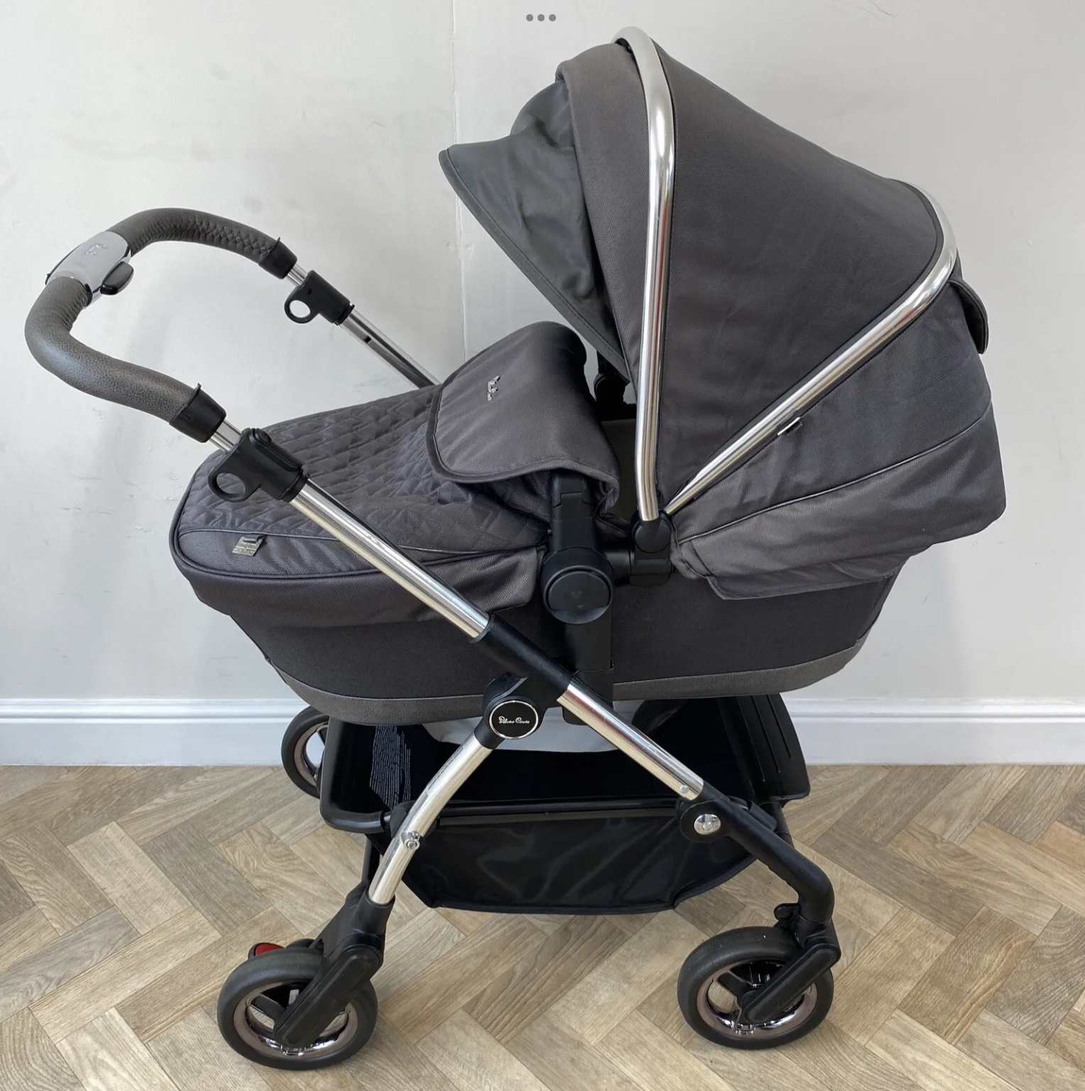 PRELOVED Silver Cross Wayfarer TRAVEL SYSTEM CLAY GREY Victoria Fiona