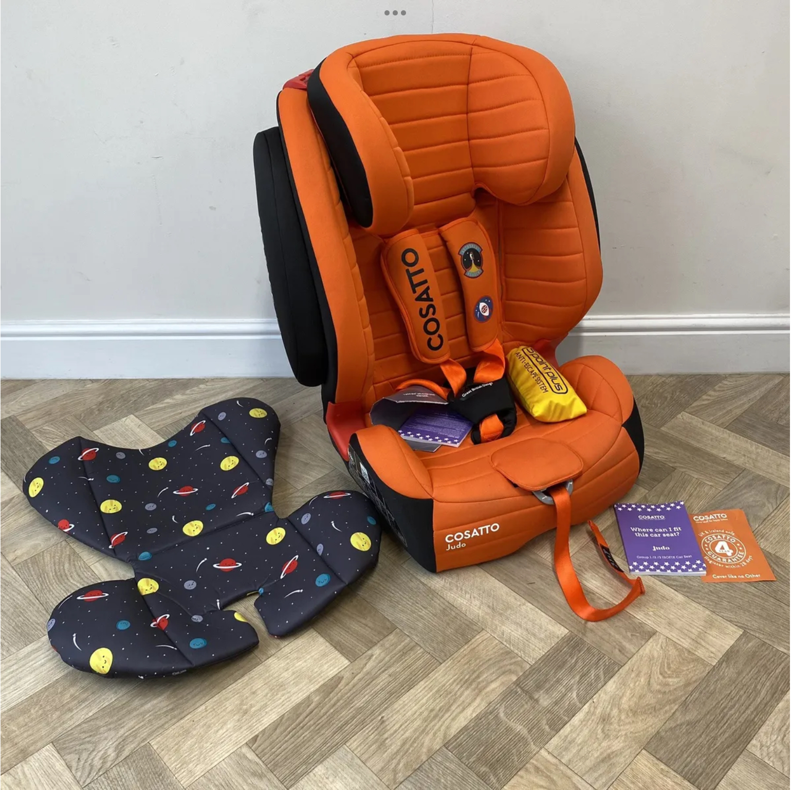 NEW Cosatto Judo Stage 1/2/3 Car Seat Space Man RRP£180 Victoria Fiona