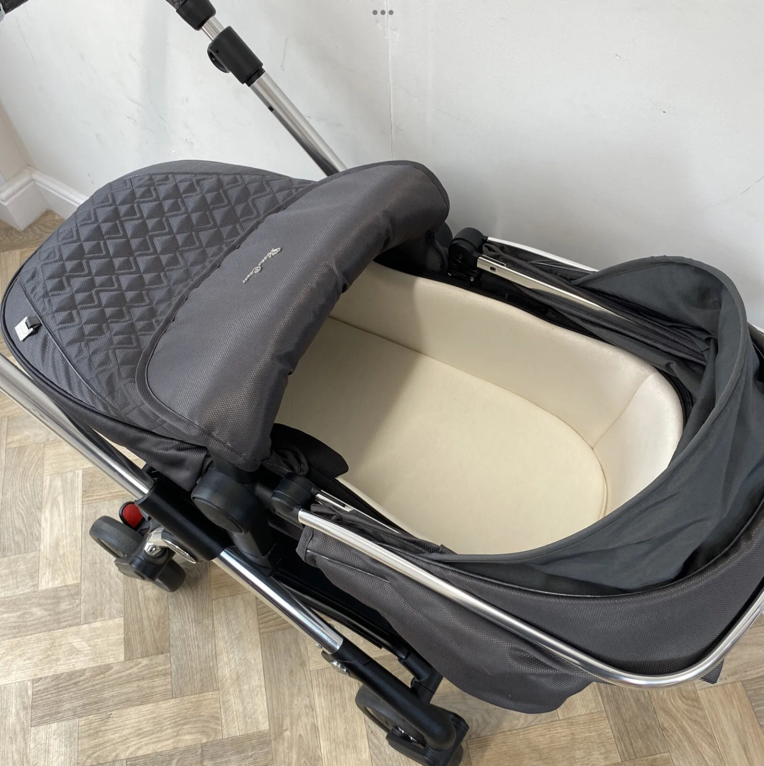 PRELOVED Silver Cross Wayfarer TRAVEL SYSTEM CLAY GREY Victoria Fiona