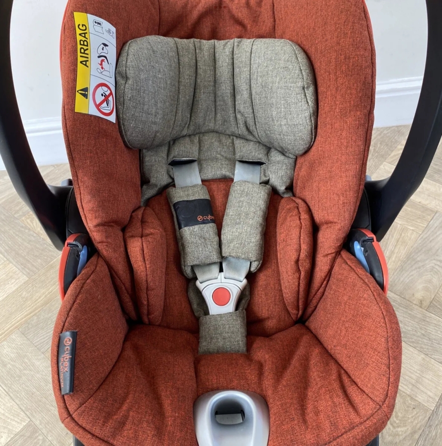 PRELOVED Cybex Aton Cloud Q Lie Flat Car Seat Q Fix Isofix Base Victoria Fiona