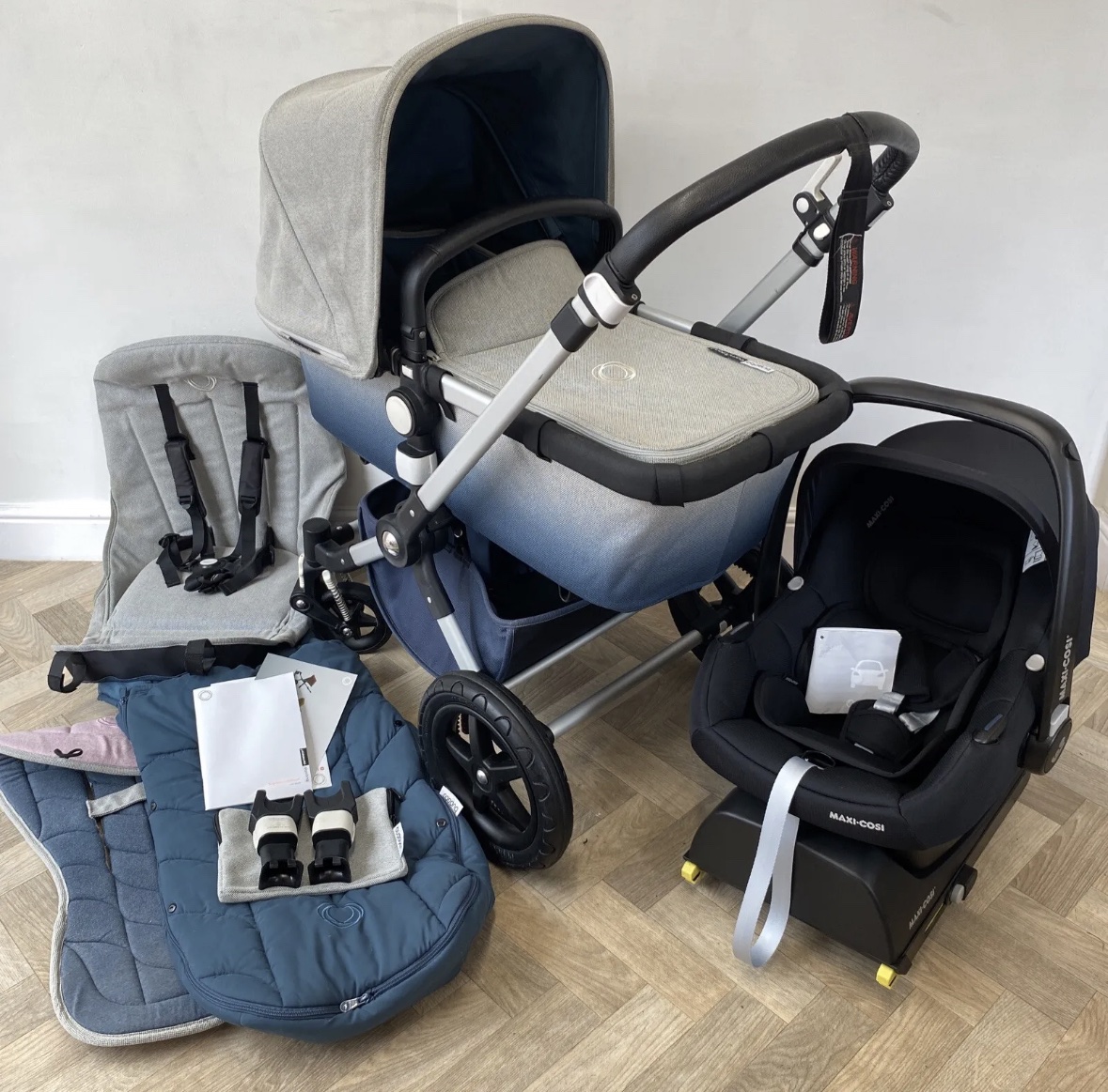 PRELOVED Bugaboo Cameleon 3 TRAVEL SYSTEM Pushchair Car Seat