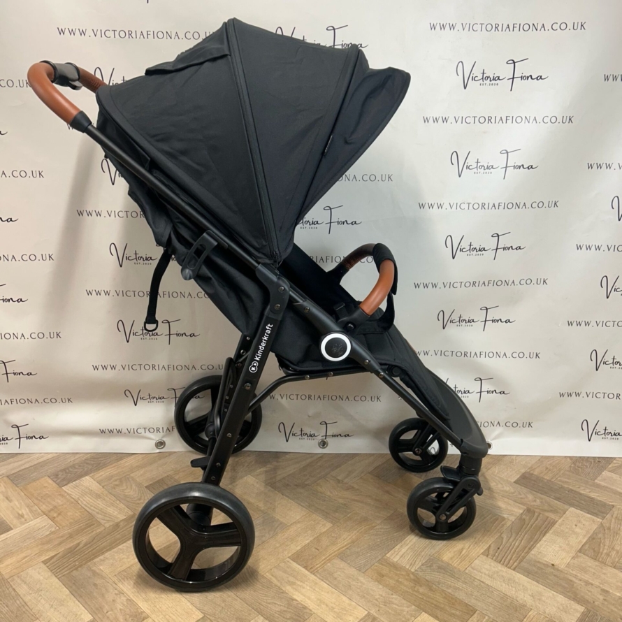 PRELOVED Kinderkraft Grande Plus Stroller Black RRP £180 Birth-22kg 📦 - Image 2