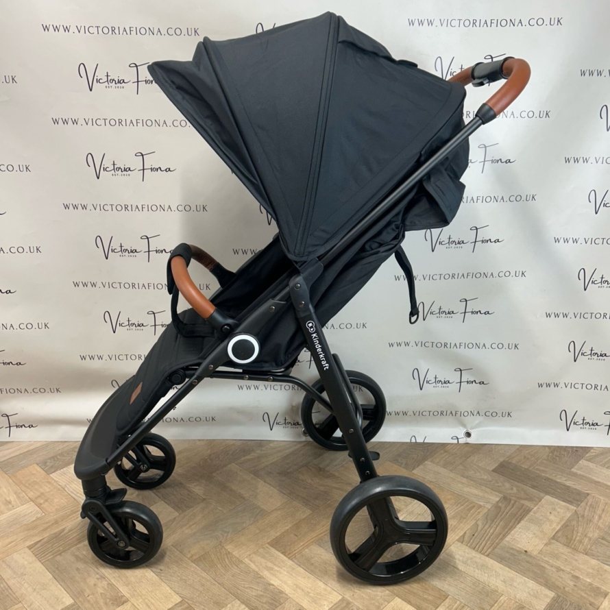 PRELOVED Kinderkraft Grande Plus Stroller Black RRP £180 Birth-22kg 📦 - Image 3