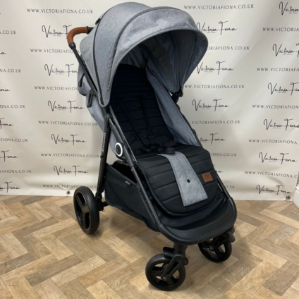 PRELOVED Kinderkraft Grande Plus Stroller Grey RRP £180 Birth-22kg