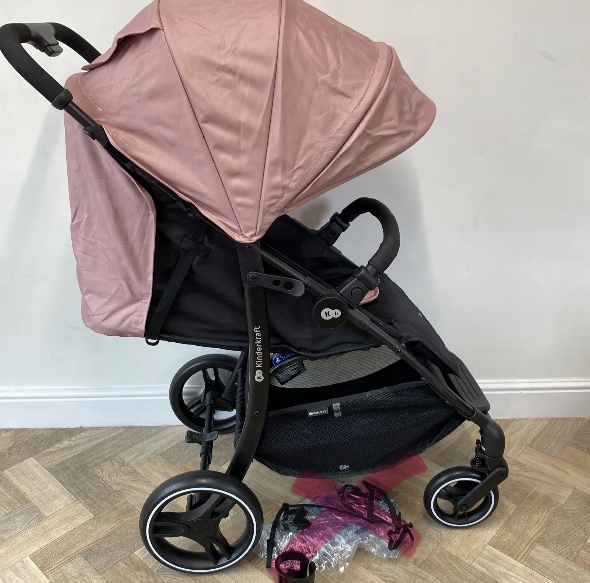 PRELOVED Kinderkraft Trig2 Stroller Pushchair Pink RRP 149 Birth 22kg