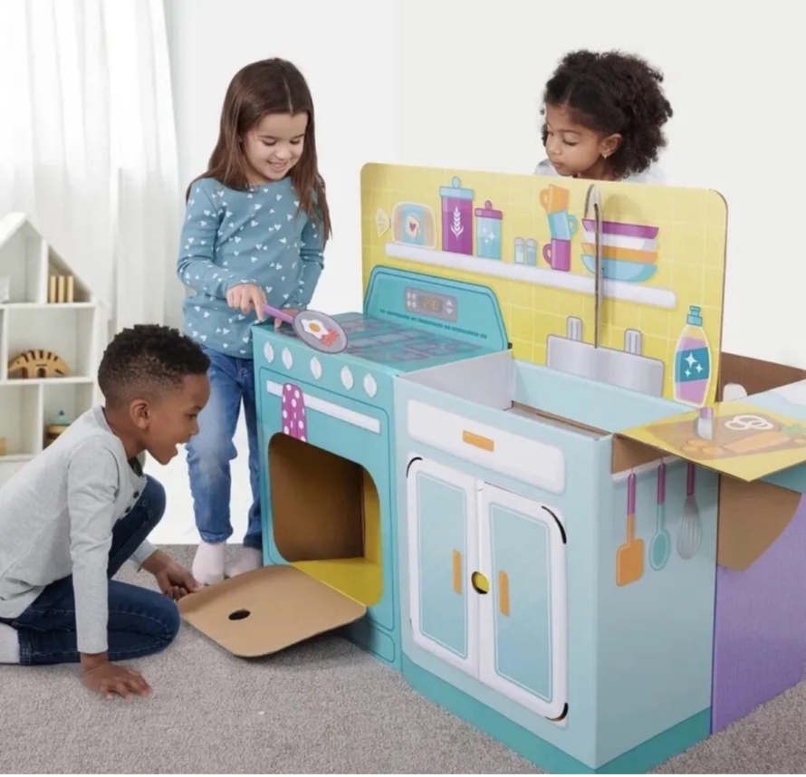 NEW WowWee Pop2Play Nursery / Toddler Kitchen Playset – 2-in-1 Nursery/kids Pretend Role Play