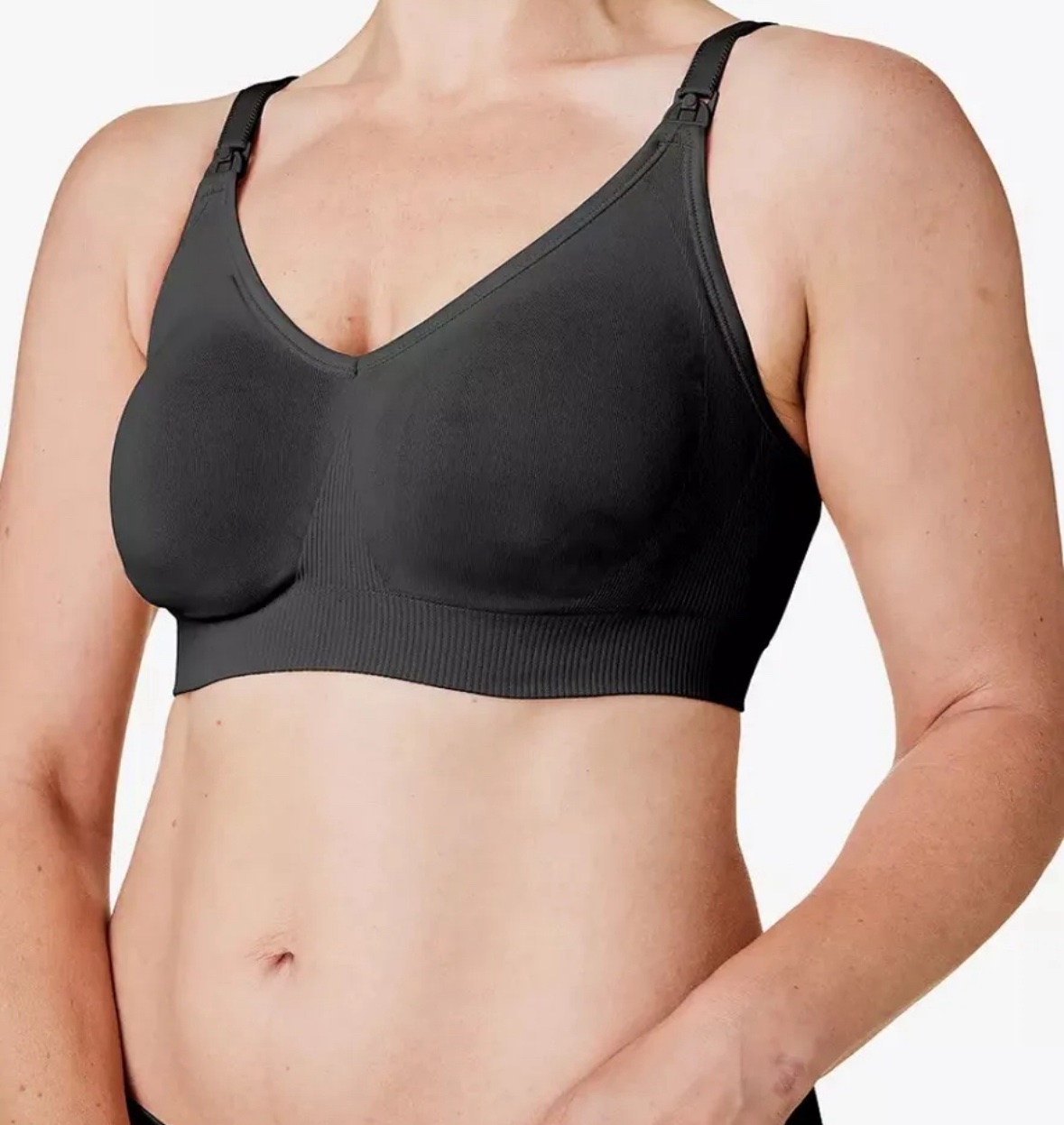 NEW Bravado Body Silk Seamless Nursing Bra, Black RRP£37 XL FULL