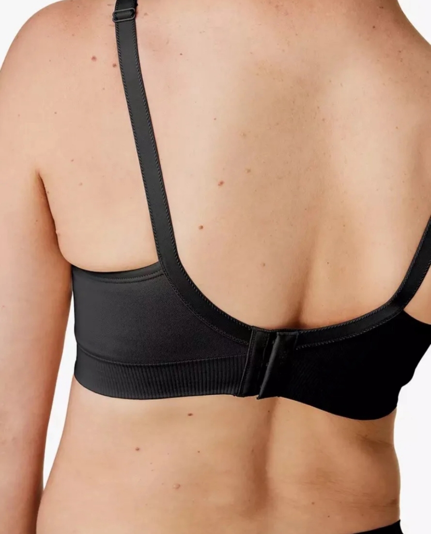 NEW Bravado Body Silk Seamless Nursing Bra, Black RRP£37 XL FULL CUP - Image 4