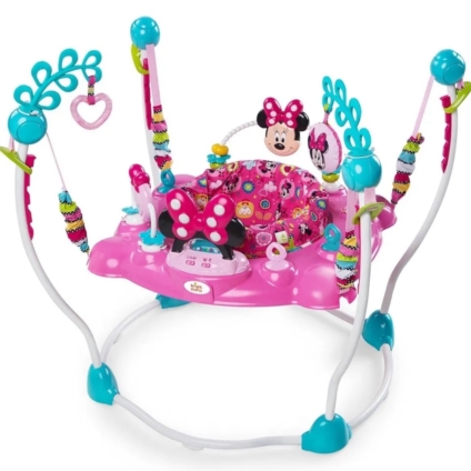 NEW Bright Starts Disney Baby Minnie Mouse Peekaboo Activity Jumper RRP £110