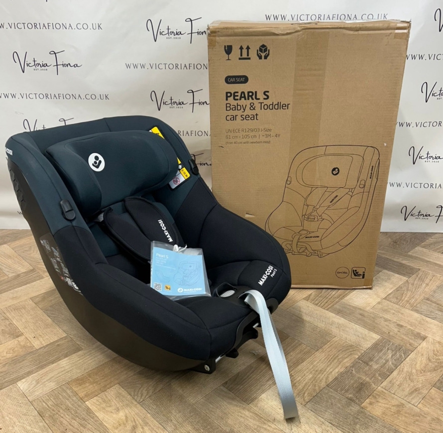 NEW Maxi Cosi Pearl S Tonal Black Car Seat RRP£220