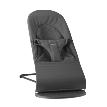 NEW Baby Björn Ergonomic Bouncer Balance Soft Tri Fabric - Dark Grey RRP£185