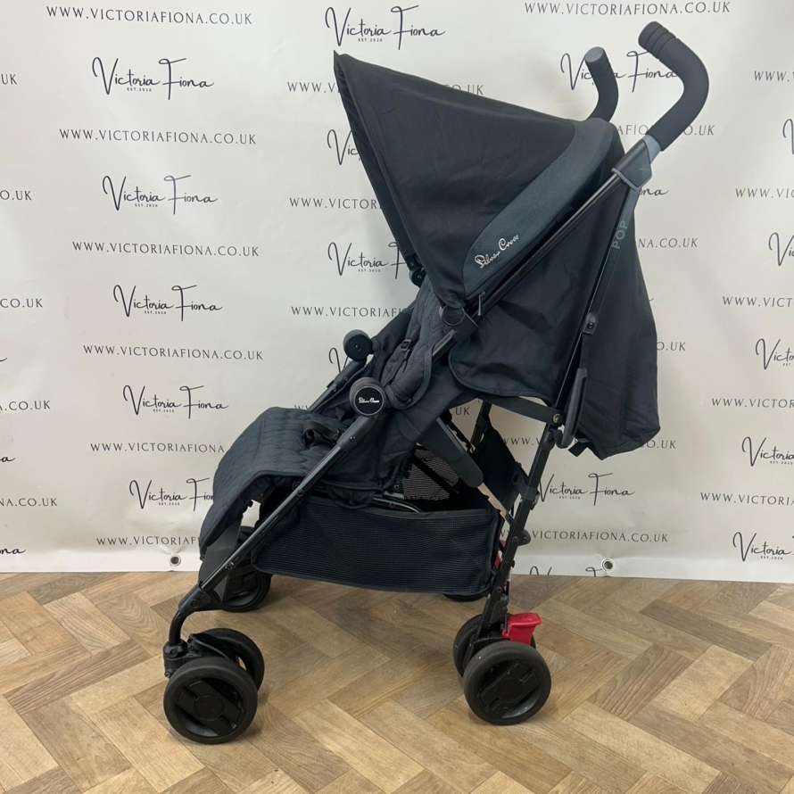 PRELOVED Silver Cross Pop Stroller - Black RRP£245 (Birth - 22kg) - Image 2