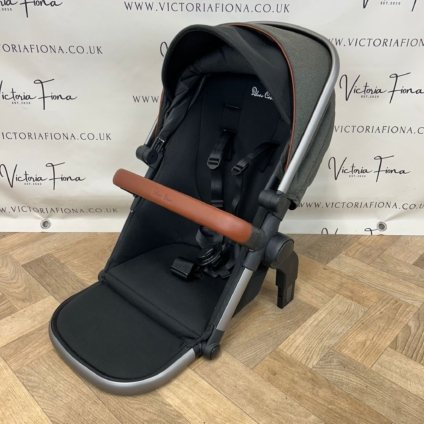 PRELOVED Silver Cross Wave Tandem Seat - Charcoal