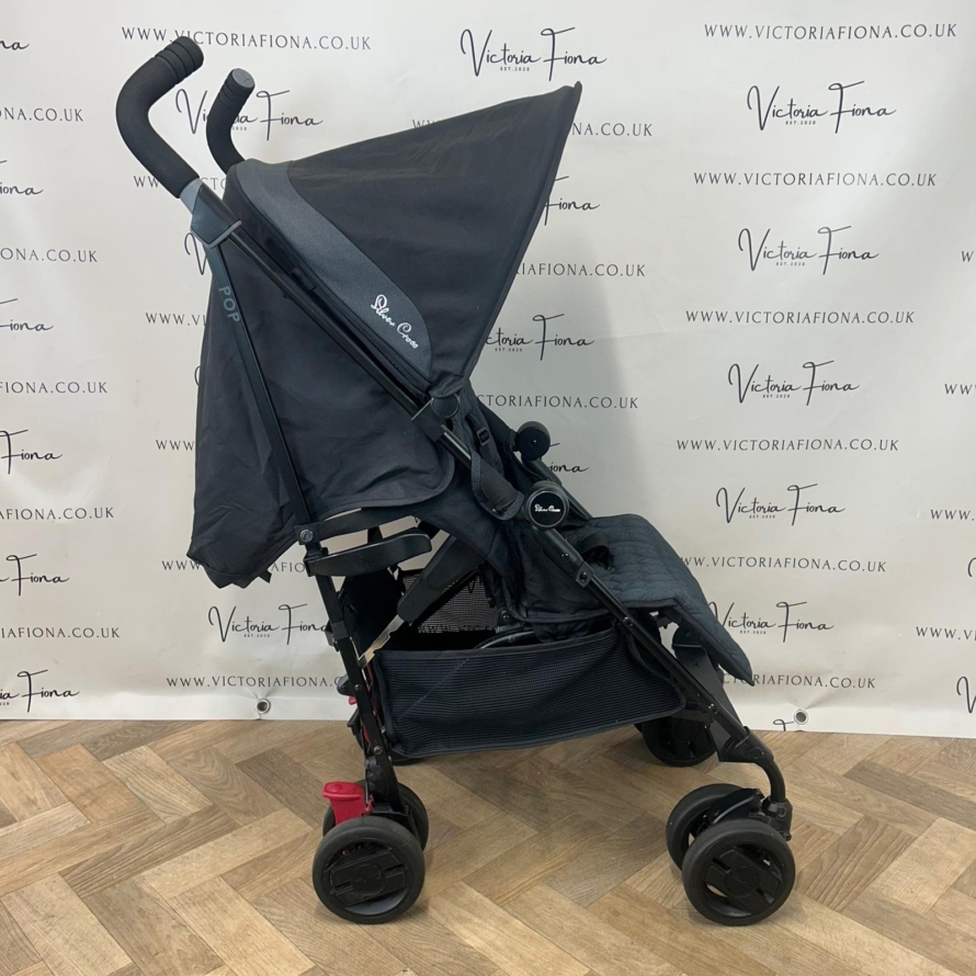 PRELOVED Silver Cross Pop Stroller - Black RRP£245 (Birth - 22kg) - Image 5