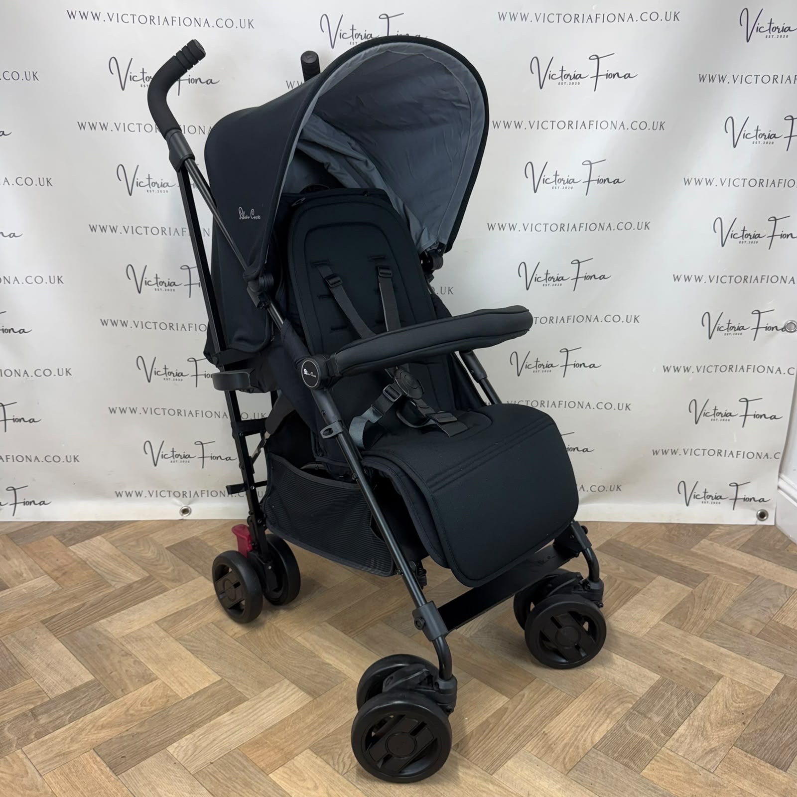 PRELOVED Silver Cross Pop Stroller - Black RRP£245 🖤
