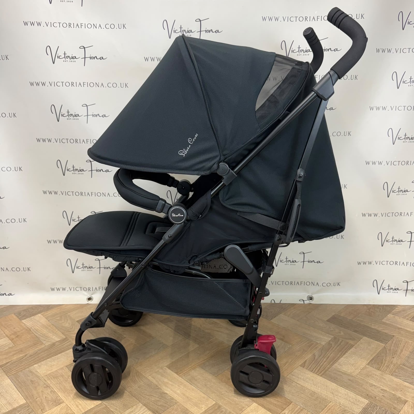 PRELOVED Silver Cross Pop Stroller - Black RRP£245 🖤 - Image 2