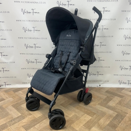 PRELOVED Silver Cross Pop Stroller - Black RRP£245 (Birth - 22kg)