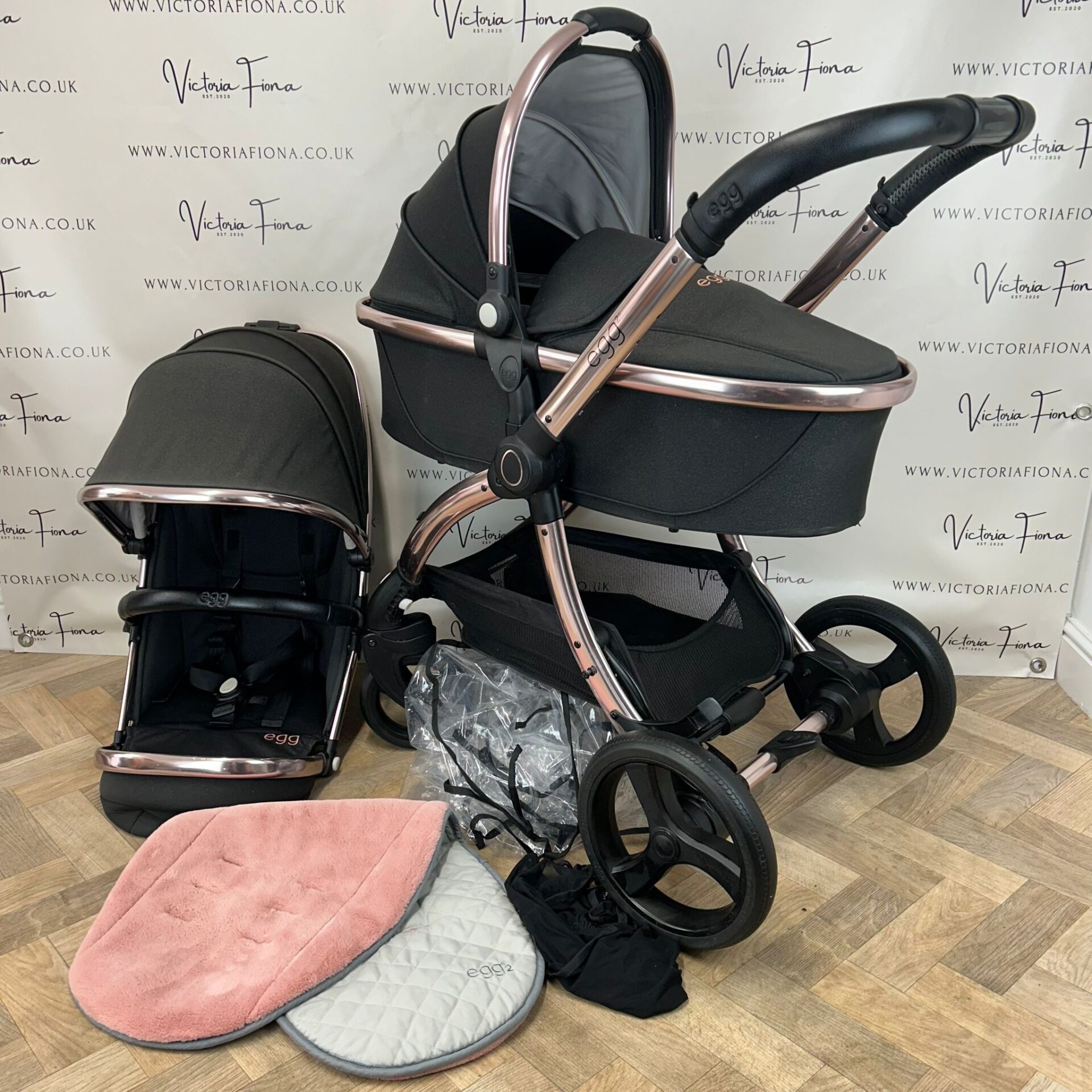 Egg pushchair diamond black shop