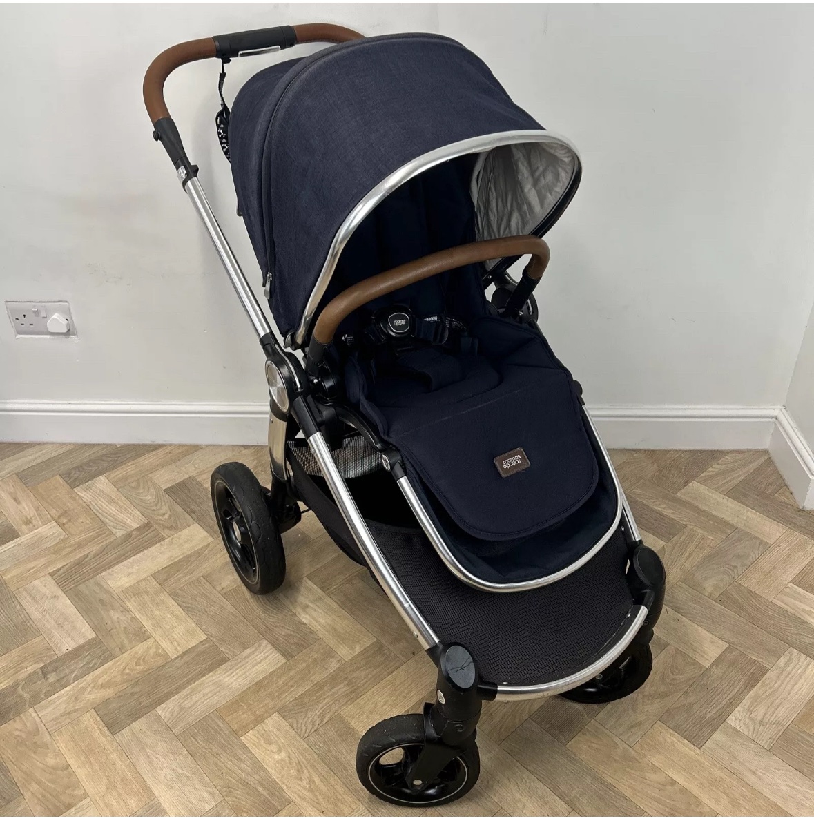 PRELOVED Mamas And Papas Ocarro Pram Pushchair Travel System Navy 💙