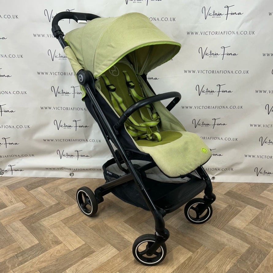 PRELOVED Cybex Beezy Lightweight Compact Stroller - Nature Green. RRP £300