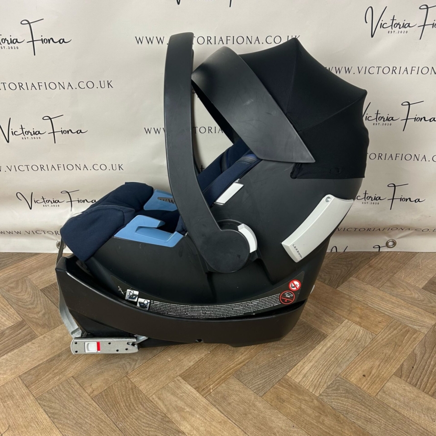 PRELOVED Cybex Aton 5 Navy Blue Car Seat & Isofix Base - Image 4