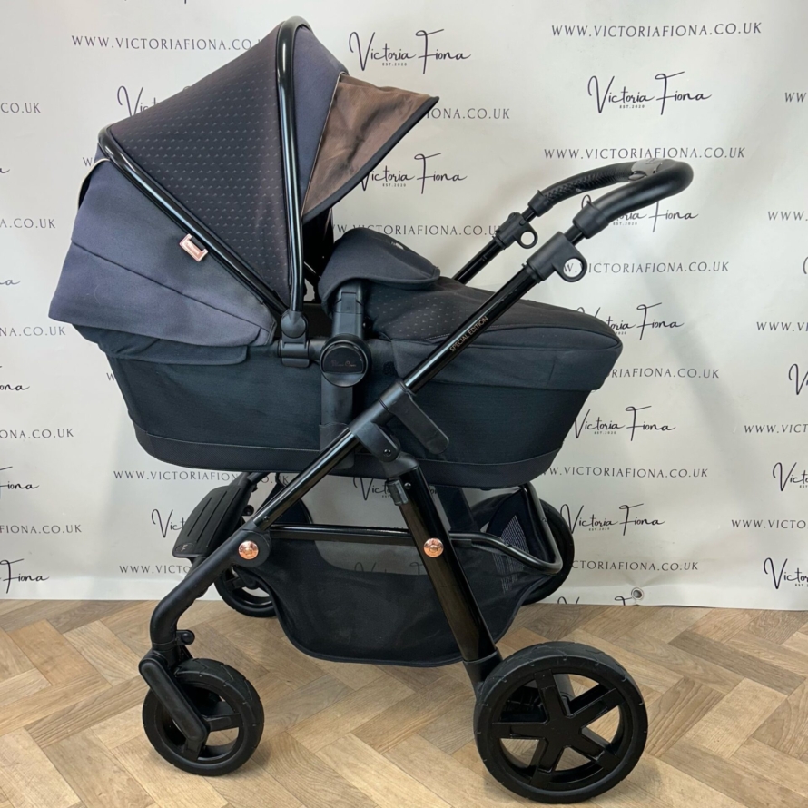 PRELOVED Silver Cross Pioneer Pushchair Travel System + Car Seat Special Edition Eclipse - Image 2