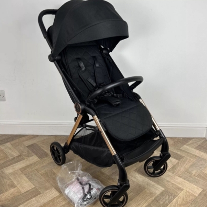PRELOVED Red Kite Koko Compact Travel Stroller Black & Rose Gold