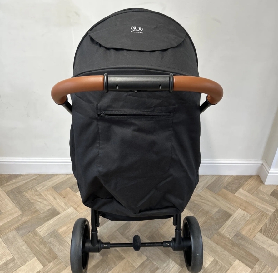 PRELOVED Kinderkraft Grande Plus Stroller Black RRP £180 Birth-22kg - Image 3