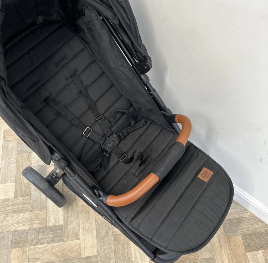 PRELOVED Kinderkraft Grande Plus Stroller Black RRP £180 Birth-22kg - Image 5