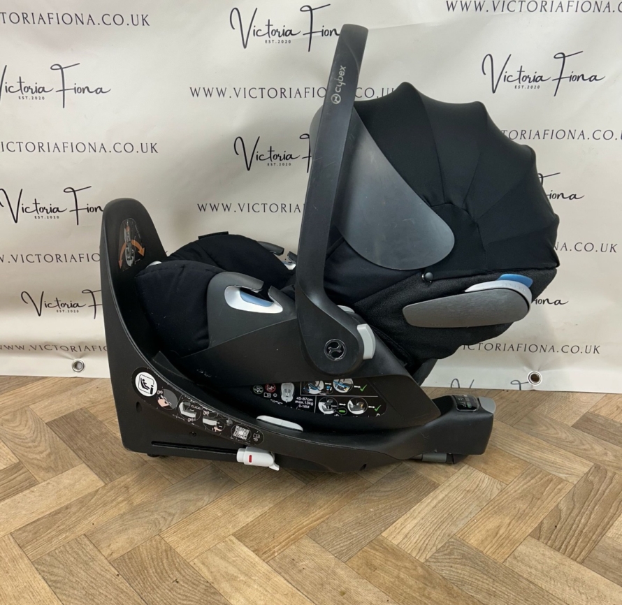 PRELOVED Cybex Cloud Z Lie Flat Rotating Car Seat & Z Isofix Base - Black #2 - Image 3