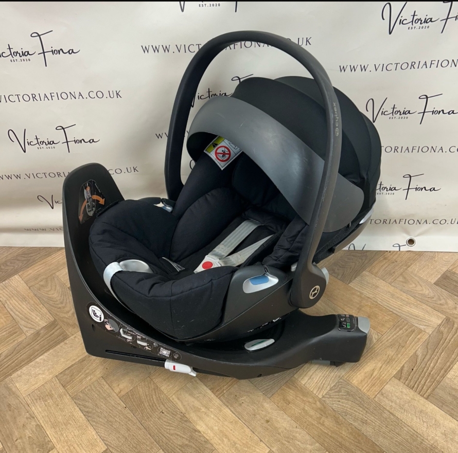 PRELOVED Cybex Cloud Z Lie Flat Rotating Car Seat & Z Isofix Base - Black #2 - Image 2