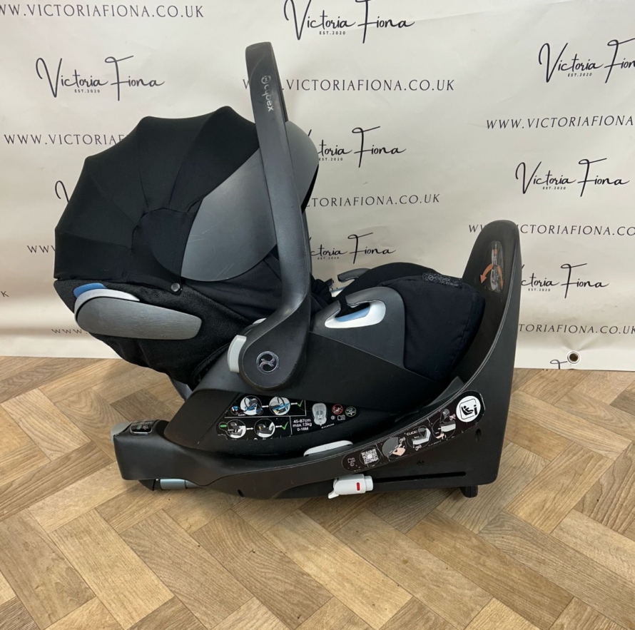 PRELOVED Cybex Cloud Z Lie Flat Rotating Car Seat & Z Isofix Base - Black #2
