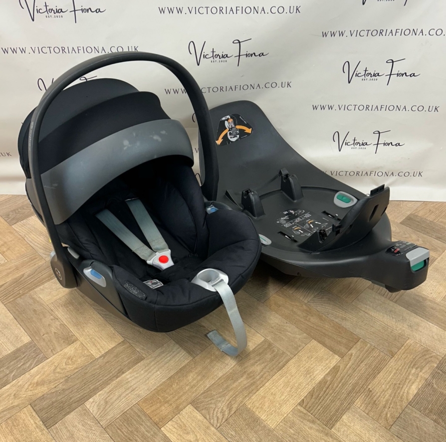 PRELOVED Cybex Cloud Z Lie Flat Rotating Car Seat & Z Isofix Base - Black #3