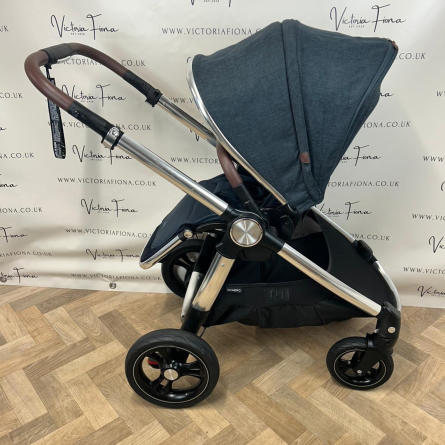 PRELOVED Mamas And Papas Ocarro Pushchair & Carrycot - Navy Flannel - Image 8