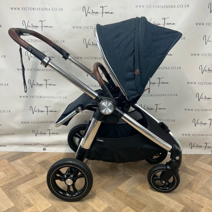PRELOVED Mamas And Papas Ocarro Pushchair & Carrycot - Navy Flannel 💙 - Image 7