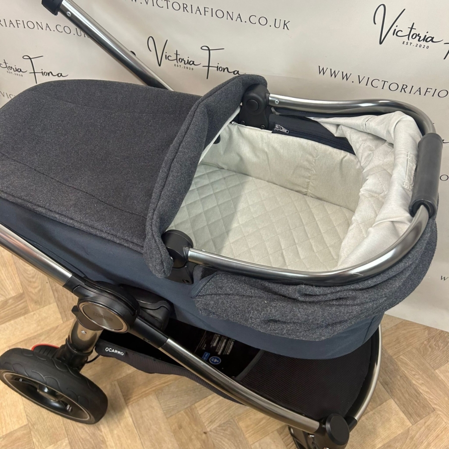 PRELOVED Mamas And Papas Ocarro Pushchair & Carrycot - Navy Classic - Image 5