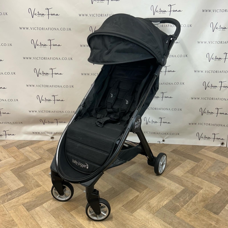 PRELOVED Baby Jogger City Tour 2 Lightweight Compact Stroller - Pitch Black RRP£284