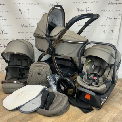 PRELOVED Egg 3 Pushchair & Carrycot - Full Travel System – Mink