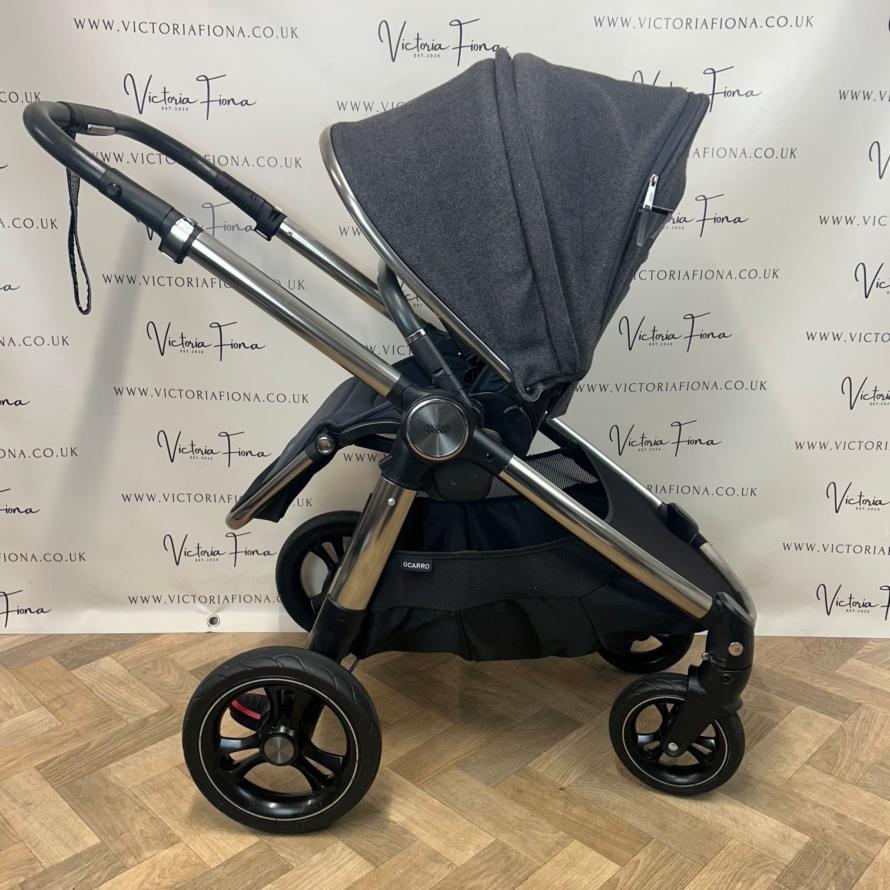 PRELOVED Mamas And Papas Ocarro Pushchair & Carrycot - Navy Classic - Image 7