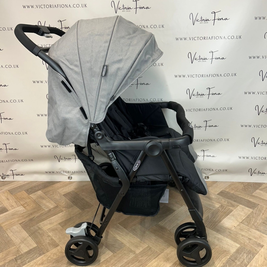 NEW Graco Duo Rider Double Stroller Pushchair in Steeple Grey RRP£150 (NO RAINCOVER) - Image 2