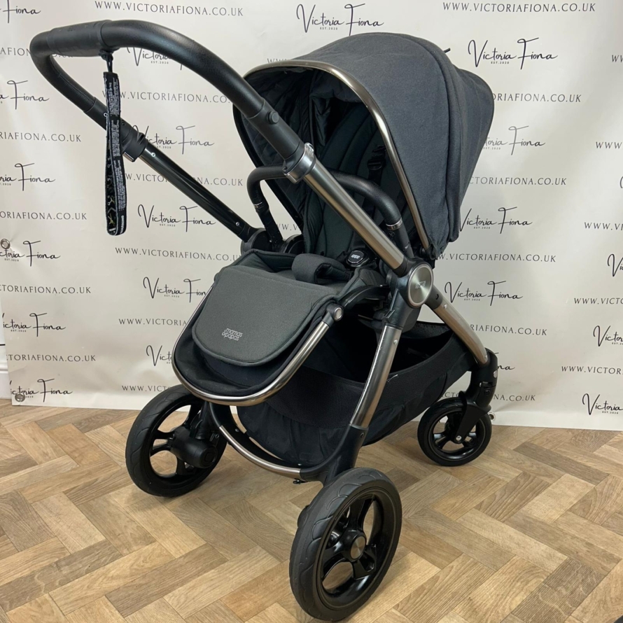 PRELOVED Mamas And Papas Ocarro Pushchair & Carrycot with Cybex 360 Car Seat - Onyx Black 🖤 - Image 7