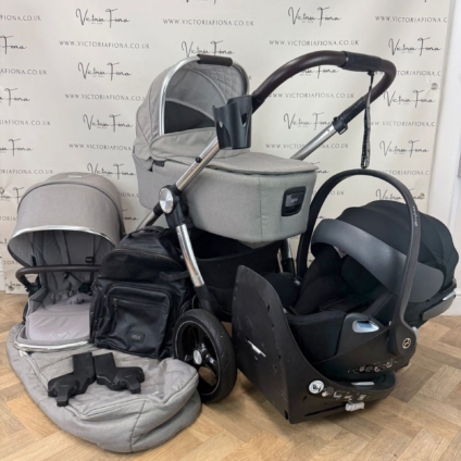 PRELOVED Mamas And Papas Ocarro Pushchair & Carrycot - Greige 🩶🤎