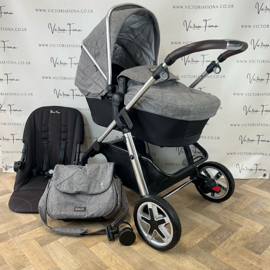 PRELOVED Silver Cross Pioneer Pushchair + Carrycot - BROMPTON Special Edition