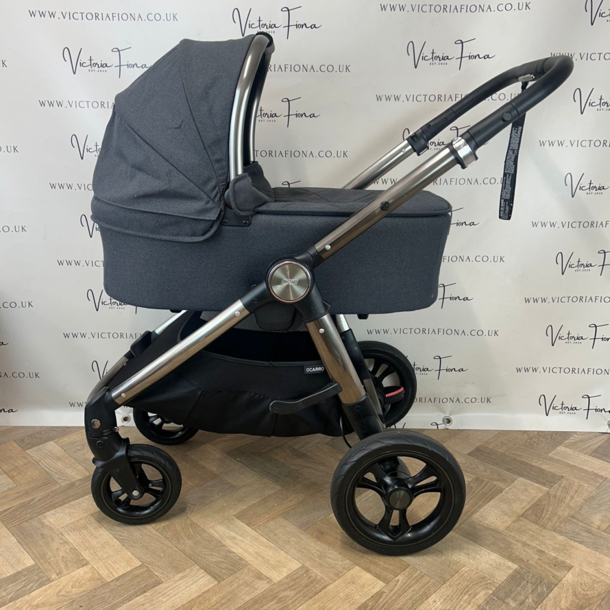 PRELOVED Mamas And Papas Ocarro Pushchair & Carrycot - Onyx Black 🖤 - Image 4