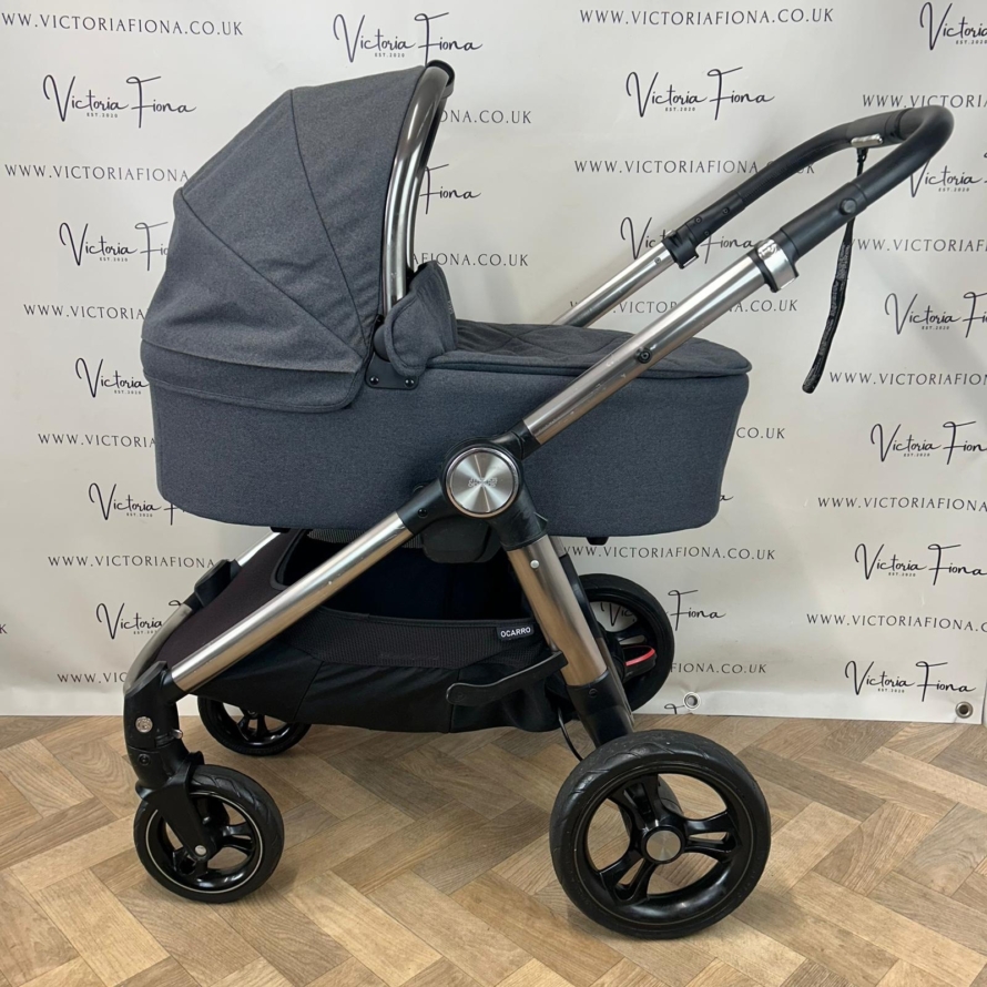 PRELOVED Mamas And Papas Ocarro Pushchair & Carrycot - Onyx Black 🖤 - Image 2