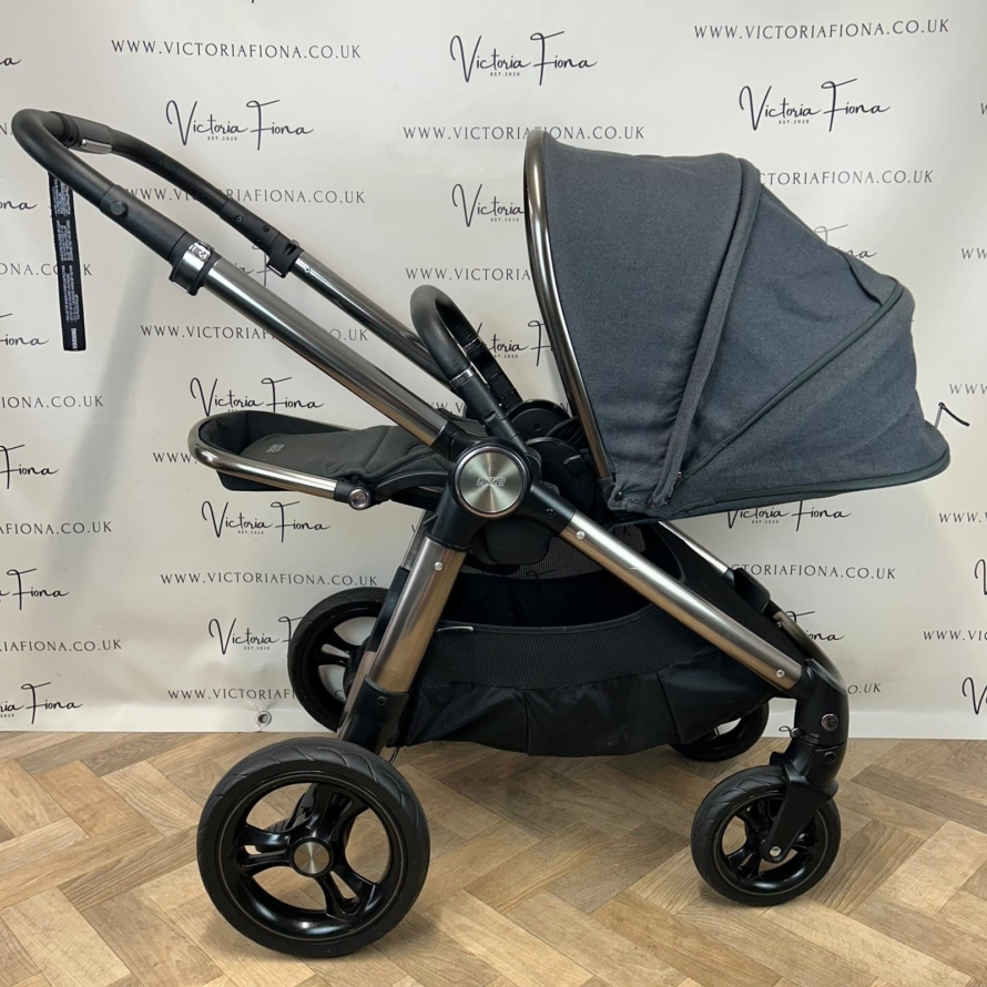 PRELOVED Mamas And Papas Ocarro Pushchair & Carrycot with Cybex 360 Car Seat - Onyx Black 🖤 - Image 5