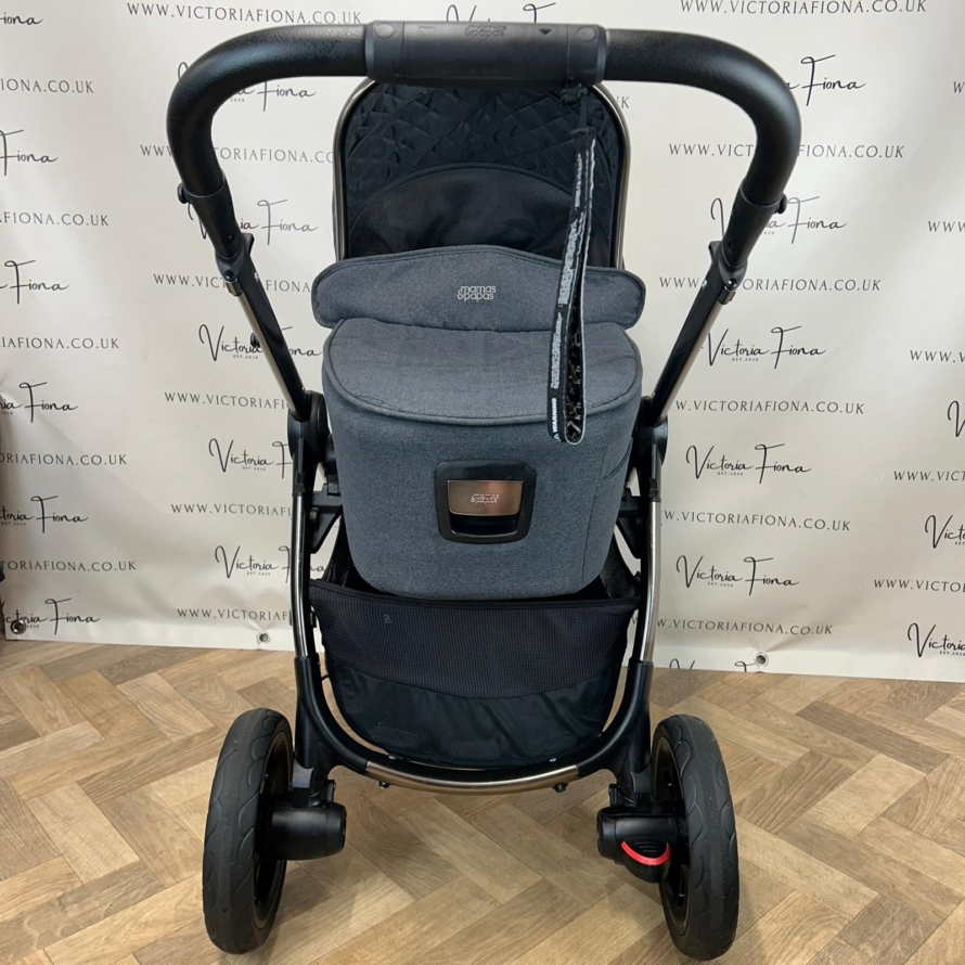 PRELOVED Mamas And Papas Ocarro Pushchair & Carrycot with Cybex 360 Car Seat - Onyx Black 🖤 - Image 3