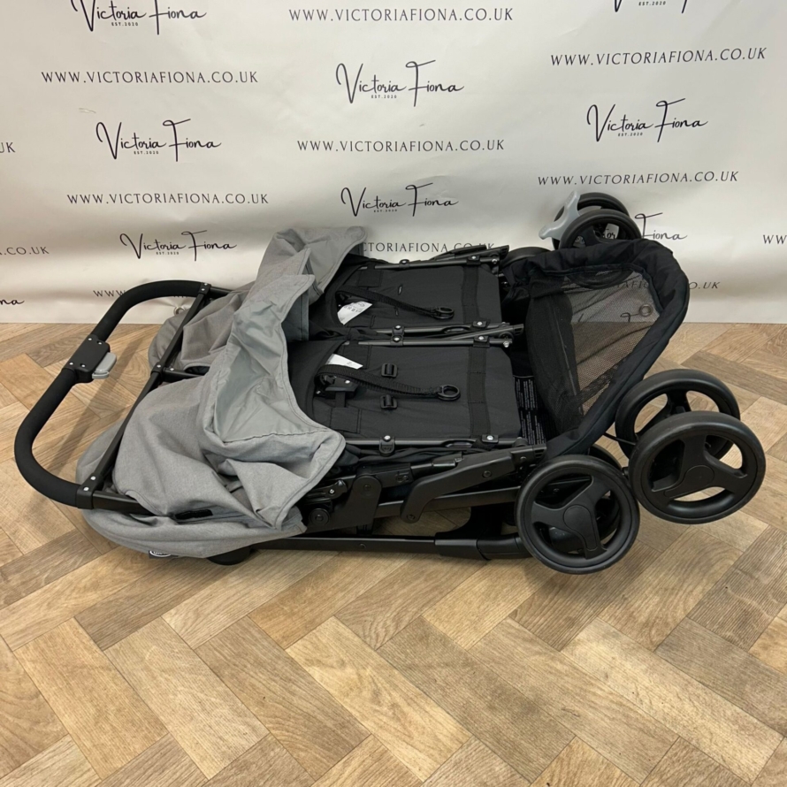 NEW Graco Duo Rider Double Stroller Pushchair in Steeple Grey RRP£150 (NO RAINCOVER) - Image 5