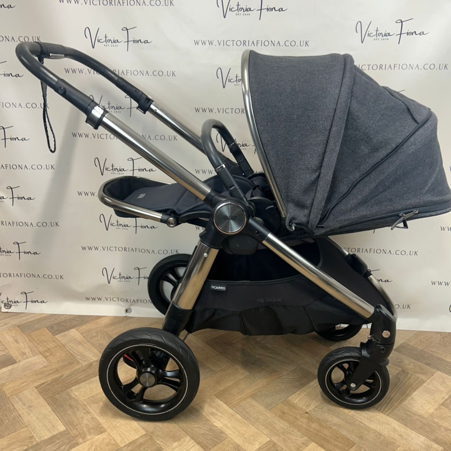 PRELOVED Mamas And Papas Ocarro Pushchair & Carrycot - Navy Classic - Image 8