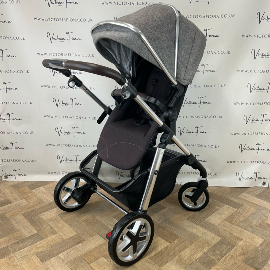 PRELOVED Silver Cross Pioneer Pushchair + Carrycot - BROMPTON Special Edition - Image 4